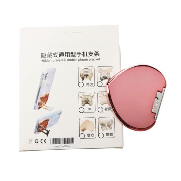 Universal Mobile Phone Stand - Red Heart