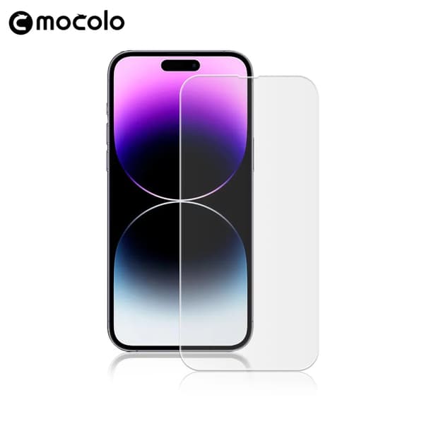 MOCOLO Skärmskydd i 2.5D Härdat Glas för iPhone 15 Pro Svart