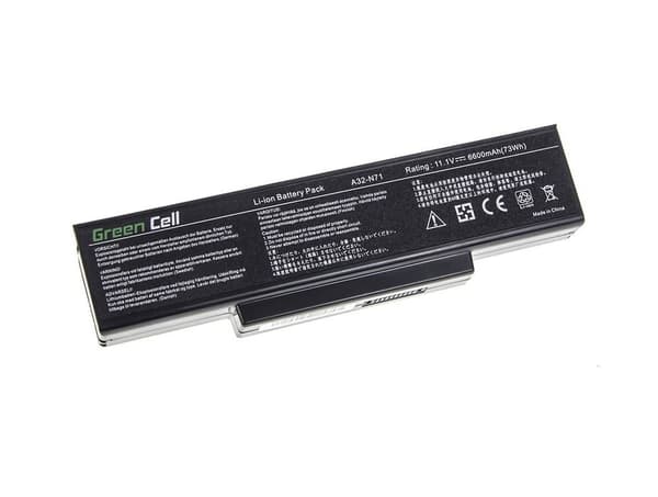 Green Cell Battery for Asus A32-K72, 11.1V, 6600mAh