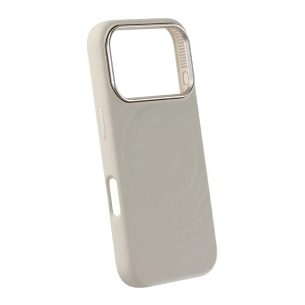 Cream wave liquid silicone Case For iPhone 17 Pro Milky White