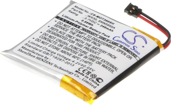 Battery for Motorola Moto 360 etc