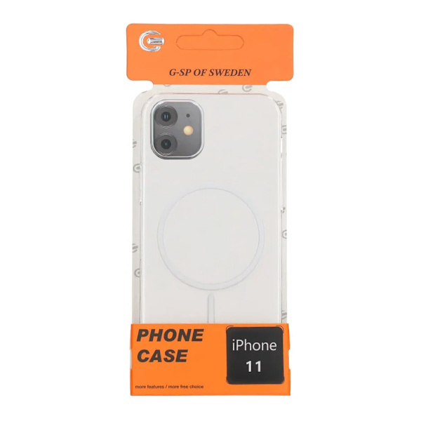 Magsafe Shockproof Case for iPhone 11 - Transparent
