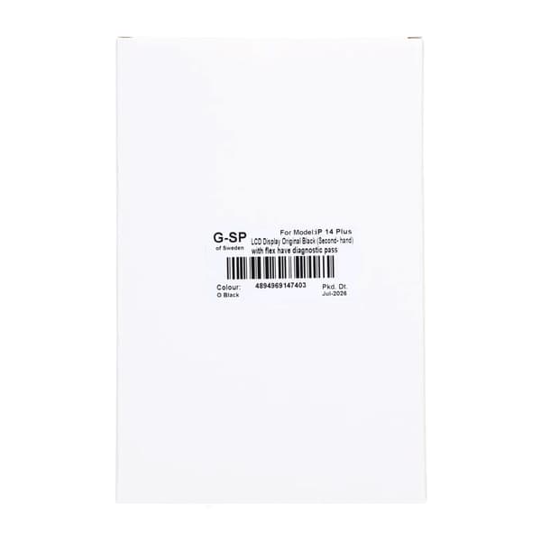 iPhone 14 Plus LCD Display Original Black (Second- hand) with flex have diagnostic pass