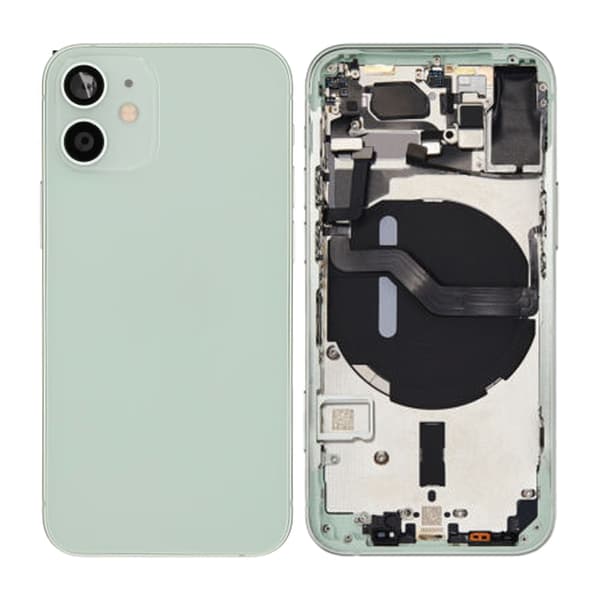 iPhone 12 Mini Back Cover Complete With Small Parts - Green