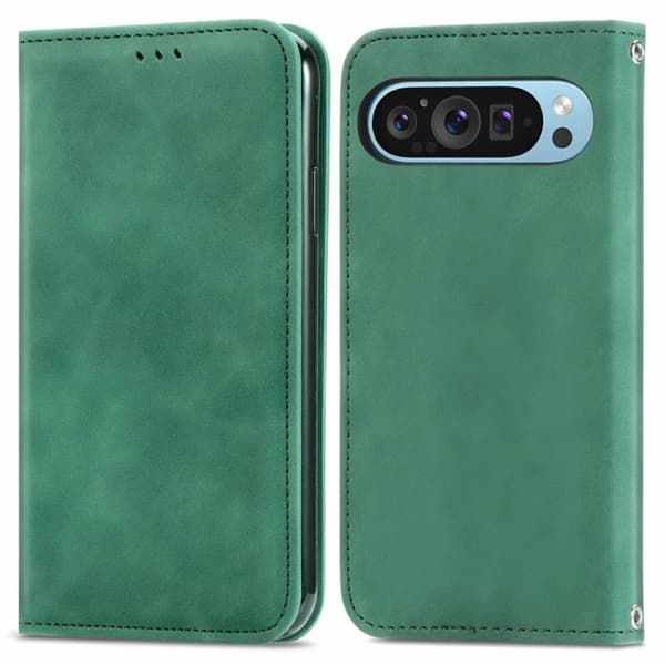 Google Pixel 10 Pro / 10 / 9 Pro / 9 Wallet Cover - Green