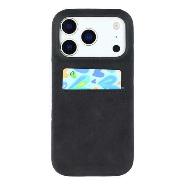 iPhone 18 Pro/17 Pro Case with Card Slot - Black