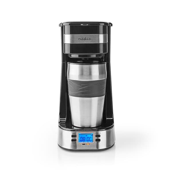 Bargain corner Nedis Coffee Maker 0.4L with Timer - Black