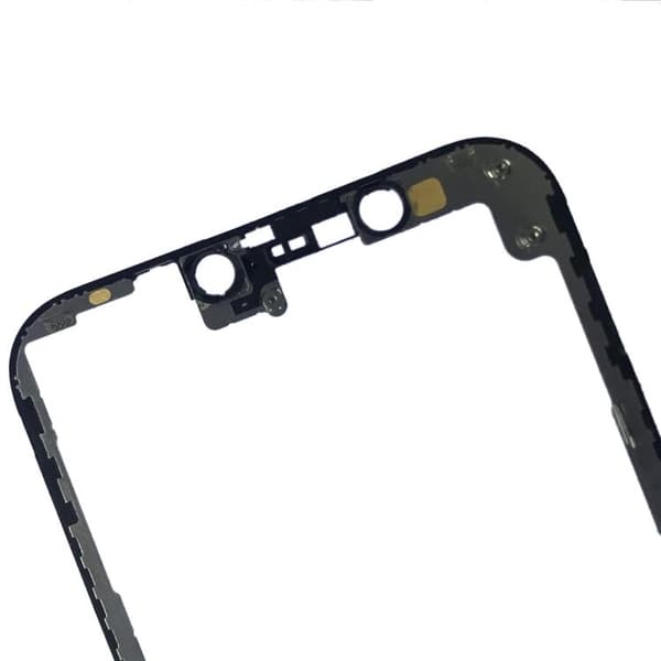 Original LCD Ram Främre för iPhone 12 - Svart Svart