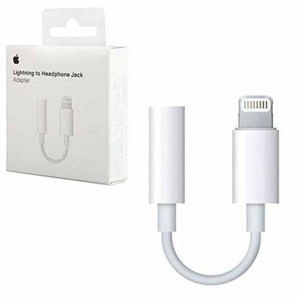 iPhone Lightning till 3,5mm Hörlurar Adapter Original