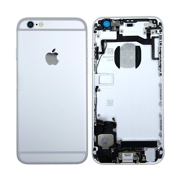 iPhone 6S Baksida med Komplett Ram - Silver
