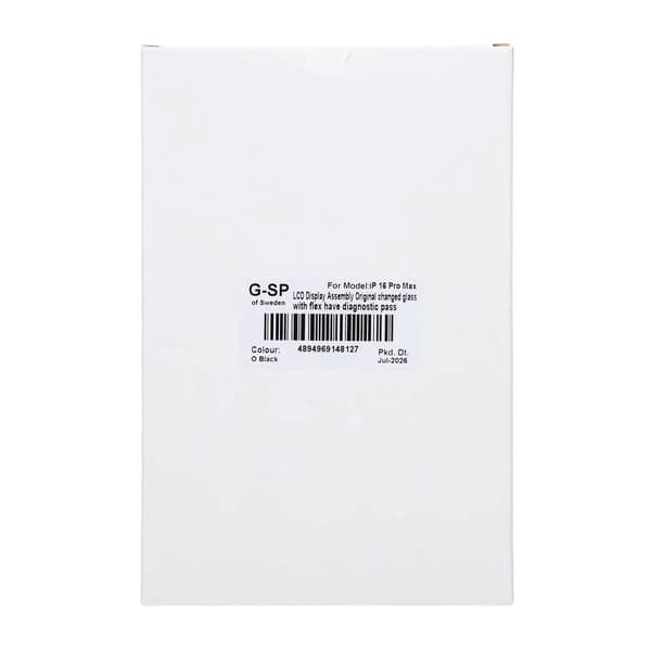 iPhone 16 Pro Max LCD Display Assembly Original changed glass with flex have diagnostic pass