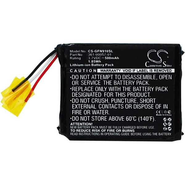 Battery for Garmin forerunner 910XT etc