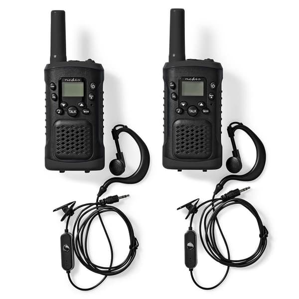 Nedis Walkie Talkie Set 6 km range/8 channels/VOX & PTT