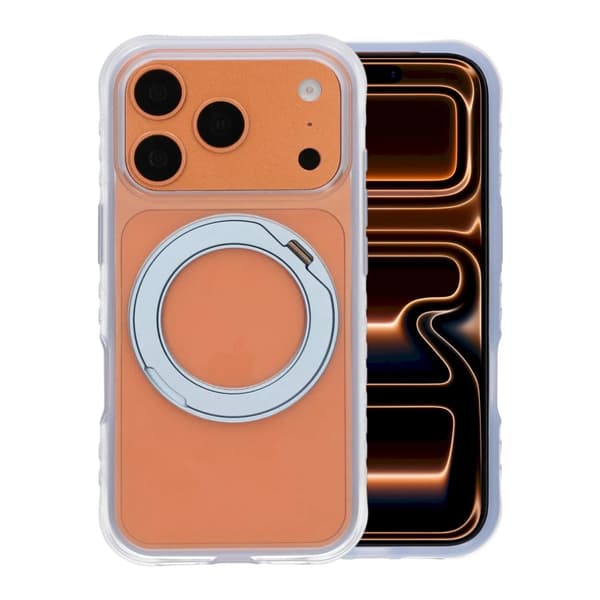 Armor Matte Frosted Magnetic Case with 360° Rotatable Kickstand - iPhone 17 Pro Max/18 Pro Max Blue
