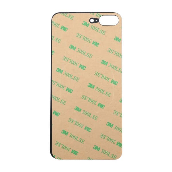 iPhone 8 Plus Back Glass with Adhesive Tape - Black