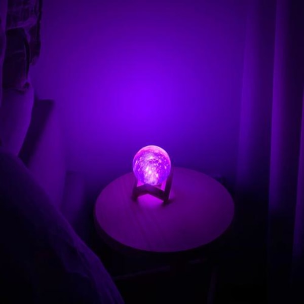 SiGN Månlampa 3D Nattlampa - 16 ljuslägen