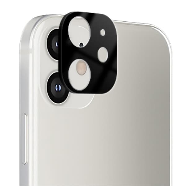 MOCOLO Linsskydd i Härdat Glas för iPhone 12 Mini - Svart Svart