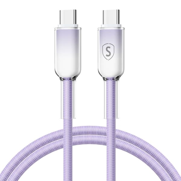 SiGN Dynamic Series USB-C to USB-C Cable 60W, 1m - Purple
