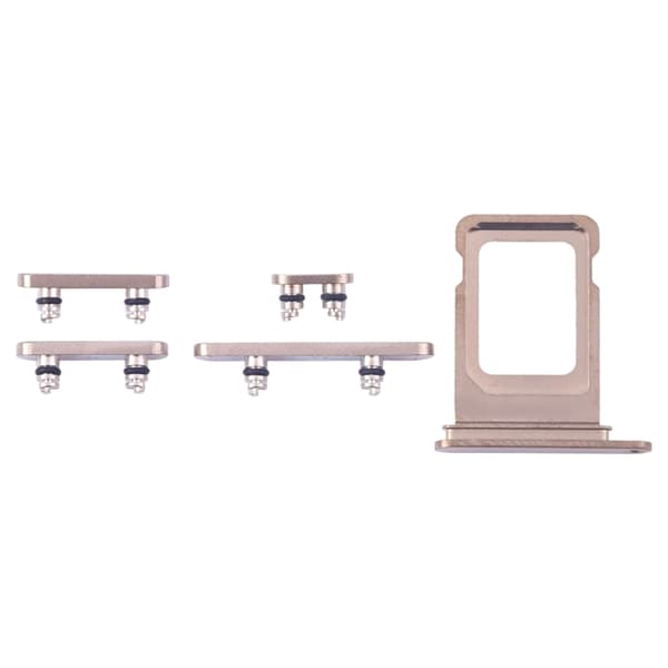 Buttons and SIM Card Holder for iPhone 16 Pro and 16 Pro Max - Sand Titanium