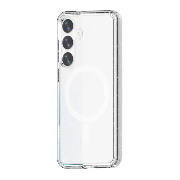 Samsung Galaxy S23 Mobile Case Shockproof with Glitter - Transparent