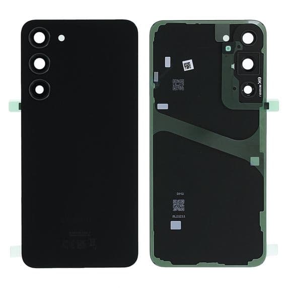 Samsung Galaxy S23 Plus Baksida med tejp Original - Svart Svart