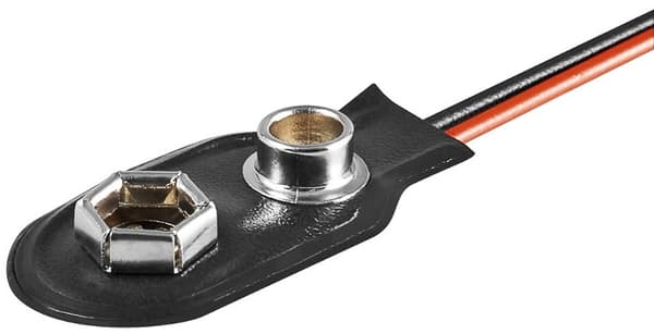 Goobay Cable connector for 9V batteries