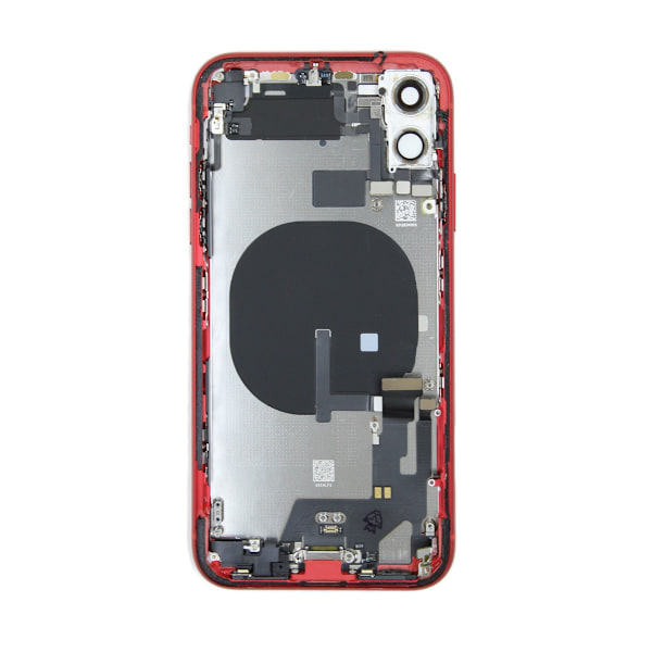 iPhone 11 Baksida med Komplett Ram - Röd