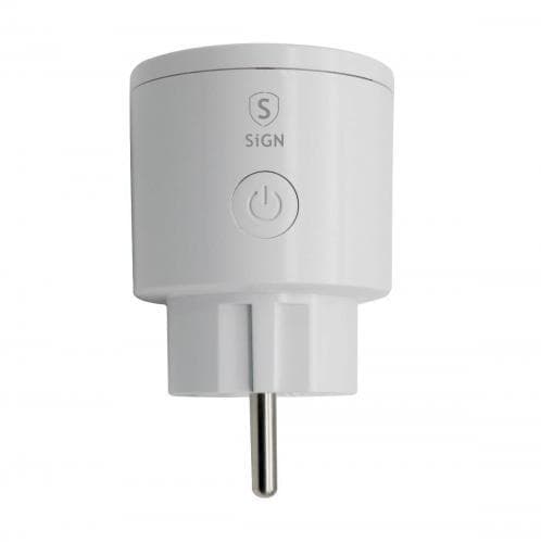 SiGN Smart Home Smart Plug WiFi 10A Svart