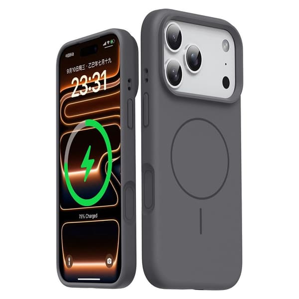 iPhone 18 Pro/17 Pro MagSafe Case in Silicone - Grey