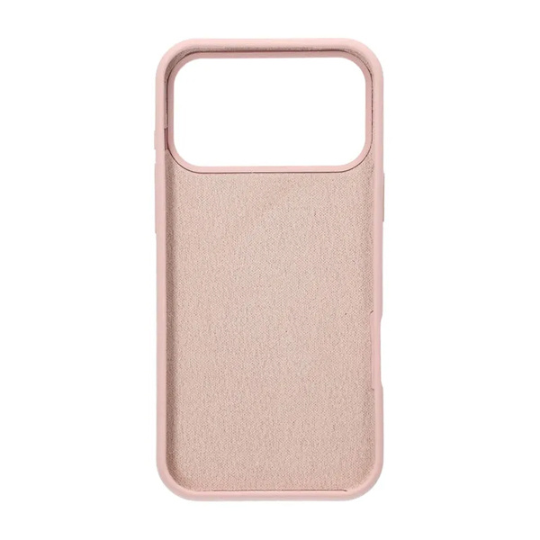 Soft Silicone Mobile Case for iPhone 17 Pro Max - Sand Pink