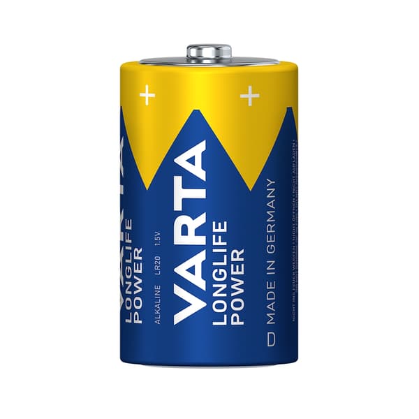 Varta Longlife Battery D LR20 1.5V 2-pack