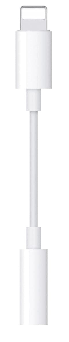 SiGN Lightning till 3.5mm AUX Adapter - Vit Svart