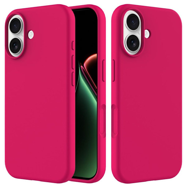 iPhone 17 Silicone Phone Case - Hot pink