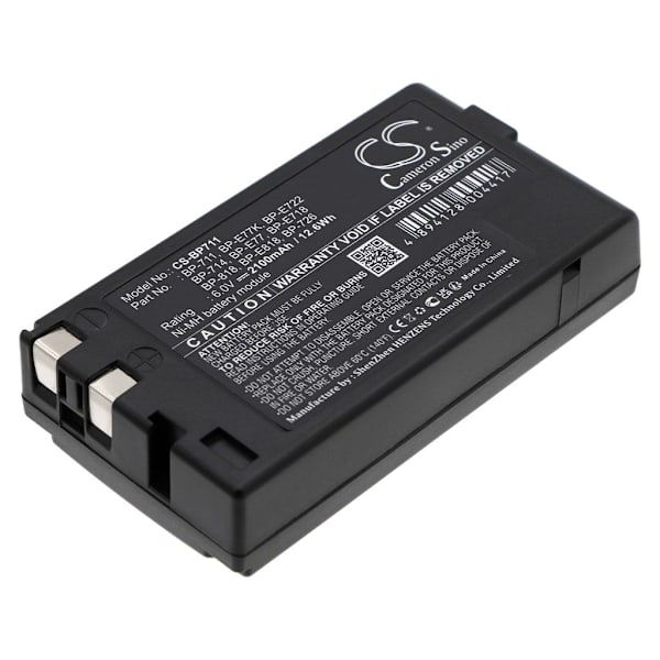 Battery for BP-711 replacement battery