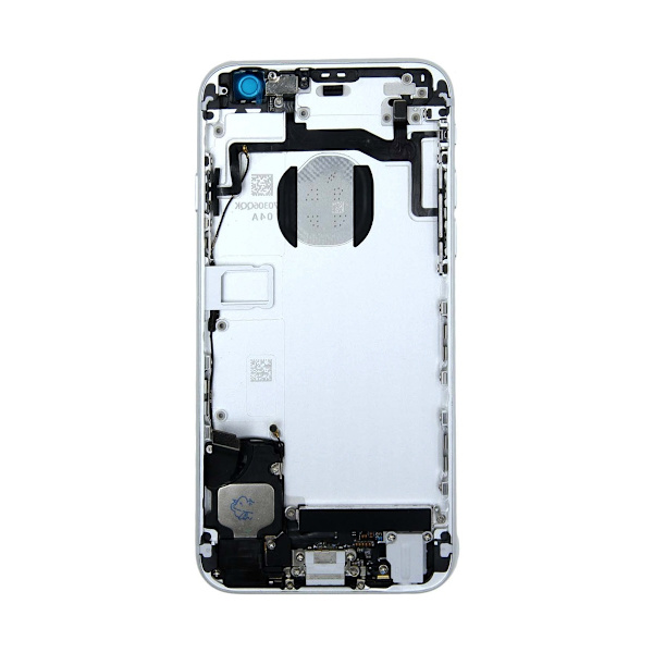 iPhone 6S Baksida med Komplett Ram - Silver