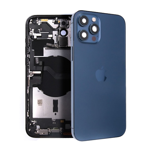 iPhone 13 Pro Baksida med Komplett Ram - Blå