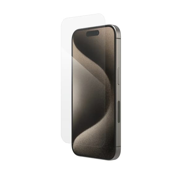 InvisibleShield iPhone 15 Pro Skärmskydd Glass Elite Svart