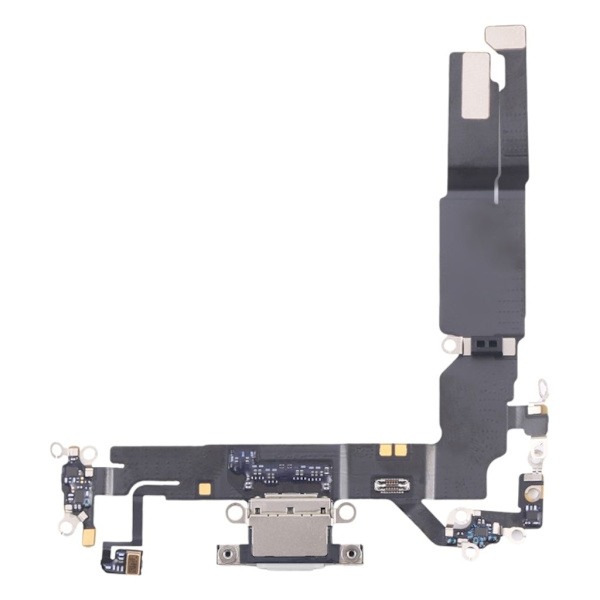 iPhone 16 Charging port flex cable - White