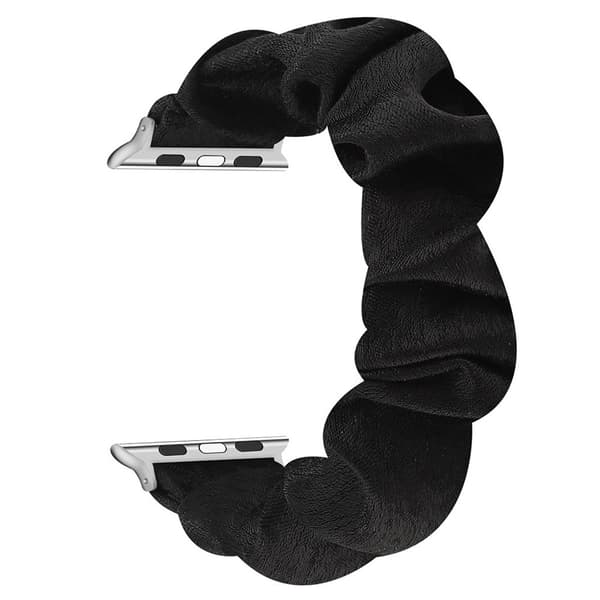 Apple Watch 38/40/41/42mm Watch Band Scrunchie – Black
