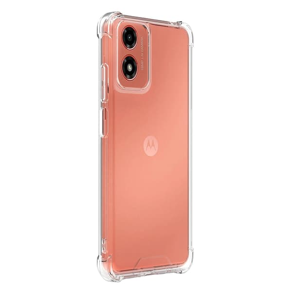 Case Shockproof for Motorola Moto E14 and G24 and G04 - Clear