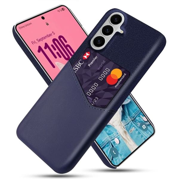 Samsung Galaxy S26 Case Card Holder - Blue