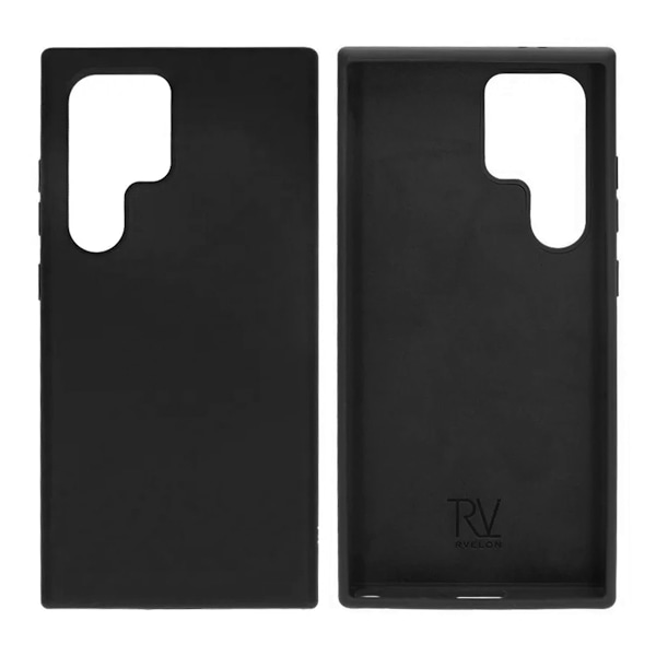 Samsung Galaxy S24 Ultra Silikonskal Rvelon - Svart