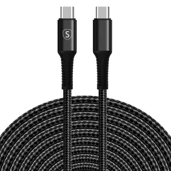 SiGN USB-C to USB-C charging cable 60W/3A, 5m - Black