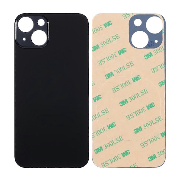 iPhone 13 Mini Back Glass with Adhesive Tape - Black