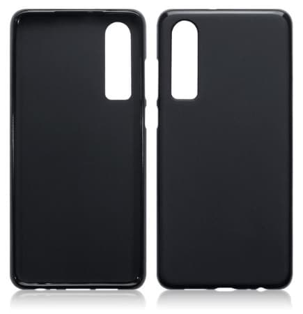 Huawei P30 Silikonskal - Svart Svart