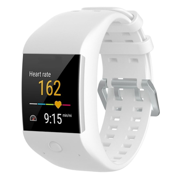 Polar M600 Silicone watch strap - White