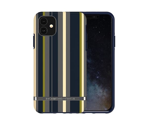 Richmond Finch Case Navy Stripes for iPhone 11 Pro Max