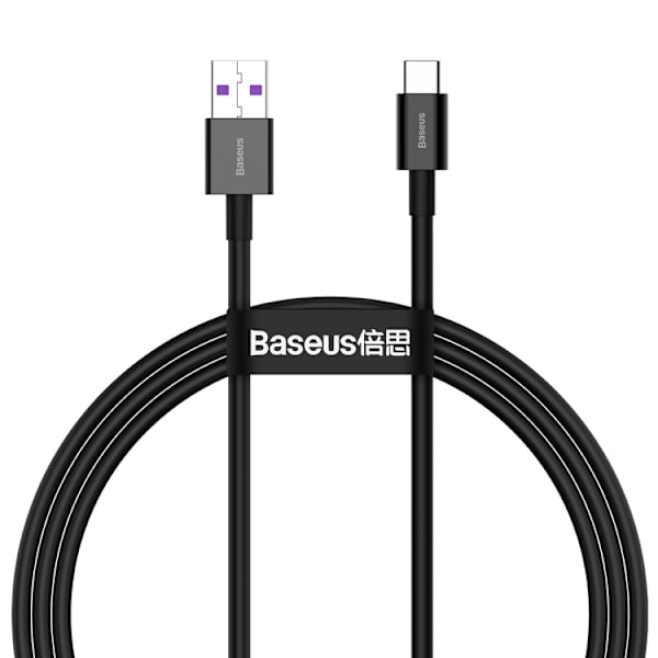 Baseus Fast charging cable USB-A to USB-C, 66W, 1m - Black