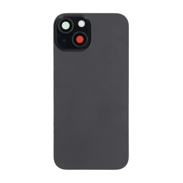 iPhone 15 Back Glass with small parts - Black