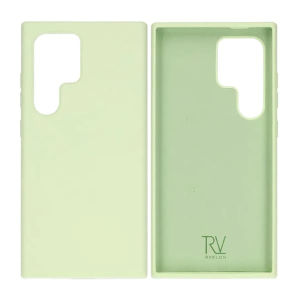 Samsung Galaxy S24 Ultra Mobile Case Silicone Rvelon - Lime Green